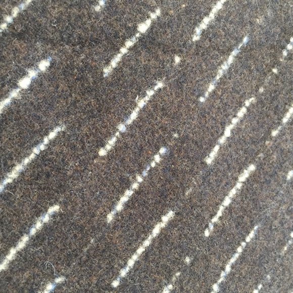 Wool A-Line Flared Trumpet Skirt w/ Belt - Picture 7 of 10